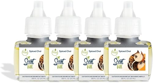 Miniatura 38 de Scent Fill Ambientador de néctar de jazmín enchufable, 4 recambios de aceite perfumado