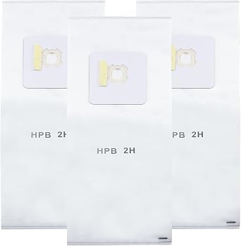 3 عبوات من أكياس المكنسة الكهربائية المركزية HPB2H HEPA المتوافقة مع VacuMaid وAstroVac وValet - بديل لـ H1P وP70 وSR36 وSR38 وSR52H وGV30 وGV50 وHPB2HPK - كيس فلتر عالي الكفاءة مكون من 5 طبقات