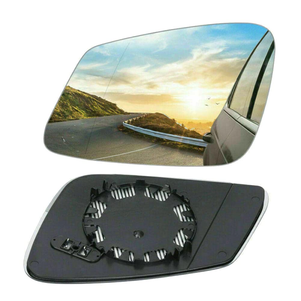 Rear View Mirror Glass Heated Blue for BMW 5 6 7 Series F07 F10 