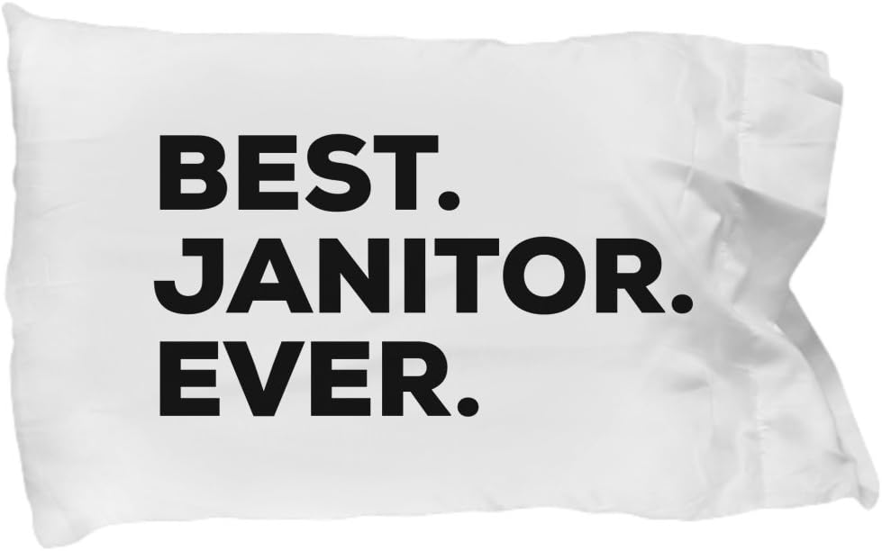 Janitor Pillow Case Best Janitor Ever Janitor Gifts for