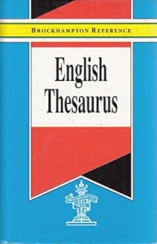 Hardcover English Thesaurus (Brockhampton Reference Series (English Language)) Book