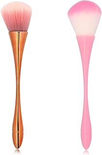 Paquete de 2 cepillos de polvo de uñas, cepil...