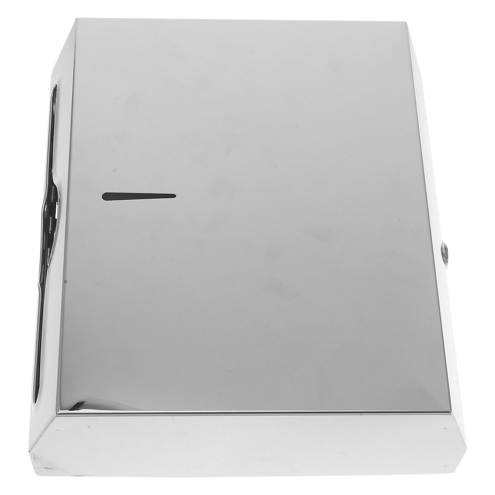 Vaguelly Dispensador de Toallas de Papel Diseño Confiable y Elegante de Acero Inoxidable Soporte de Pared Resistente y Fácil Uso para Baño Público y Hospitales