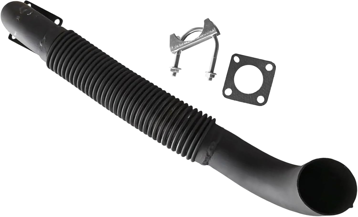 Muffler & Exhaust Pipe Kit with Gasket compatible with Bobcat S160, S185, S205, T180, T190, Exhaust Tube Replacement Part Number: 7130725