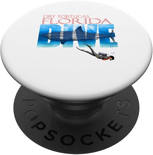 DIVE Dry Tortugas SCUBA Diving Snorkeling PopSockets Swappable PopGrip