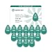 Squeeze Pod Travel Hair Gel - 15 Single Use Pods - Leak Proof, TSA Approved Travel Size Medium Hold Styling Gel made with Natural Ingredients - Best for Airline Traveling, A Night Out & Gym Bags