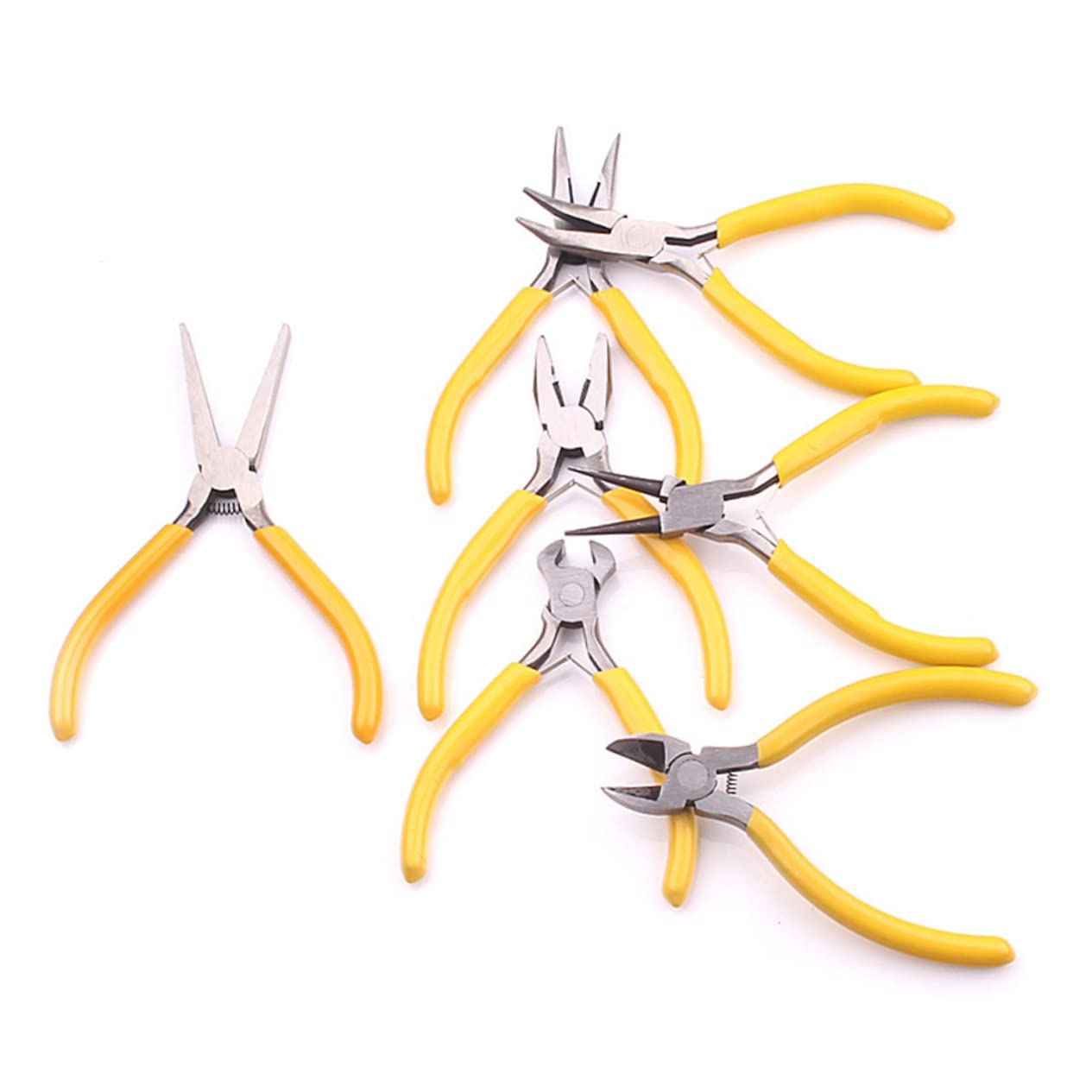 Alicates de 5 pulgadas con mango ergonómico que reduce la fatiga en joyería