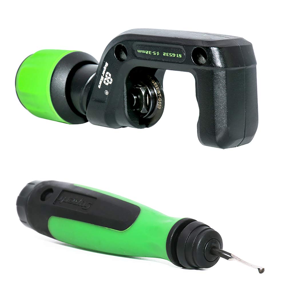 Toplionace Kit Expansor de Tubo de 6-19mm, Aire Acondicionado Manual, Tubo de Cobre, Escariador Excéntrico Métrico ST-806FT (A)
