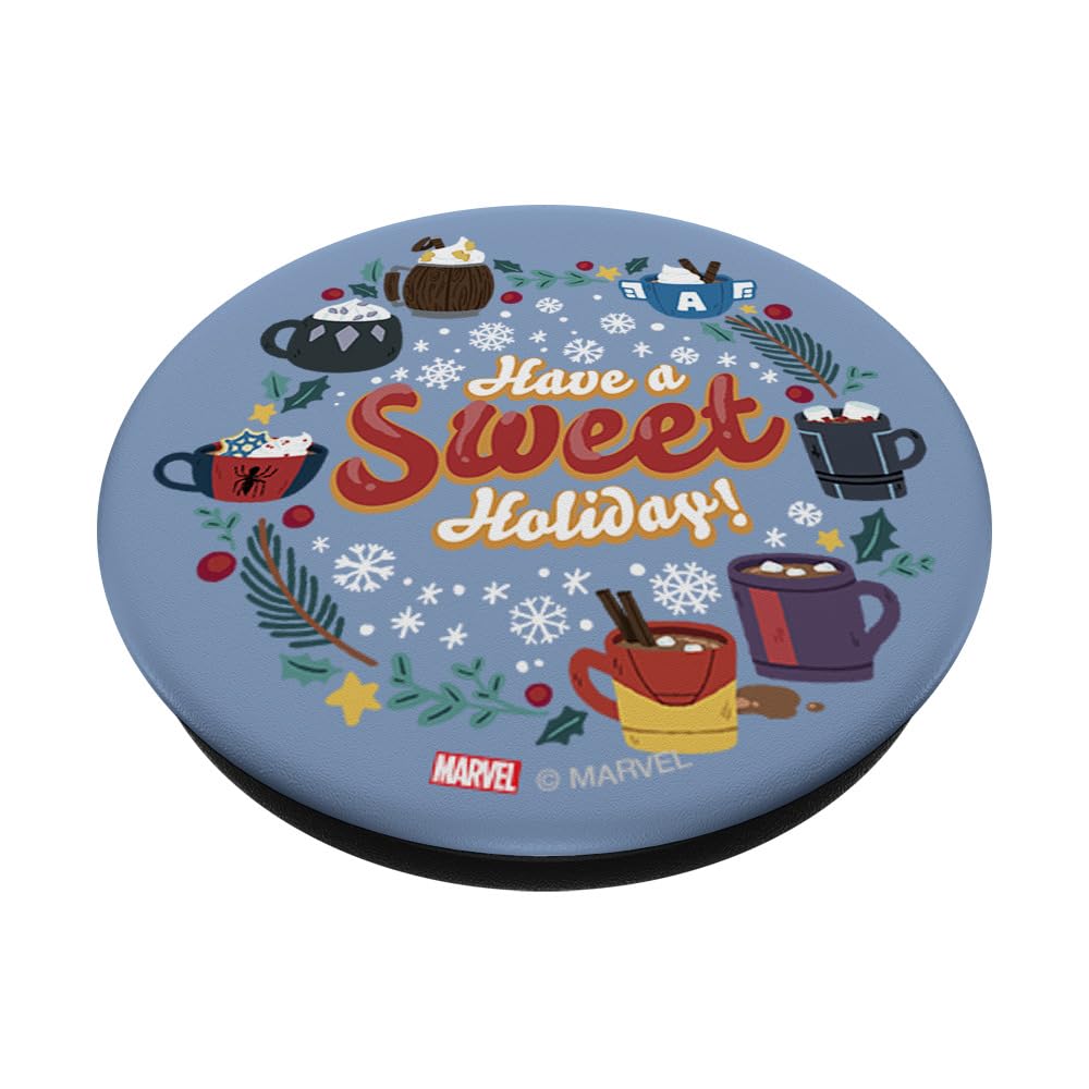Marvel Avengers Christmas Hot Chocolate Have a Sweet Holiday PopSockets PopGrip Intercambiabile