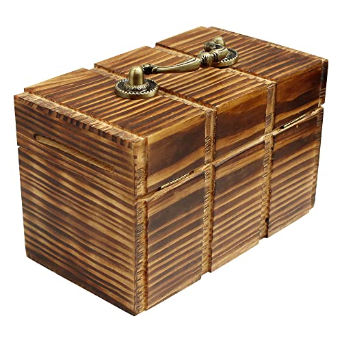 Image of ITOS365 Handicrafted Wooden Antique Money Bank for Children- Woody Finish | Coin Savings Box Piggy Bank | Gifts for Kids, Girls, Boys & Adults | Large Size Money Storage Box