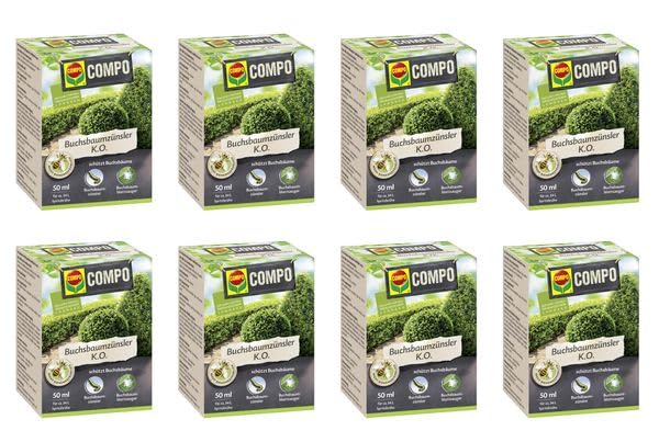 COMPO Buchsbaumzünsler K.O. 400 ml - Bekämpft den Buchsbaumzünsler sowie eine Vielzahl von saugenden Insekten
