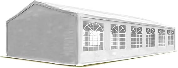 Party Tent 6 x 12 m Solid PVC 600 N Waterproof Tarpaulin and Quick Assembly