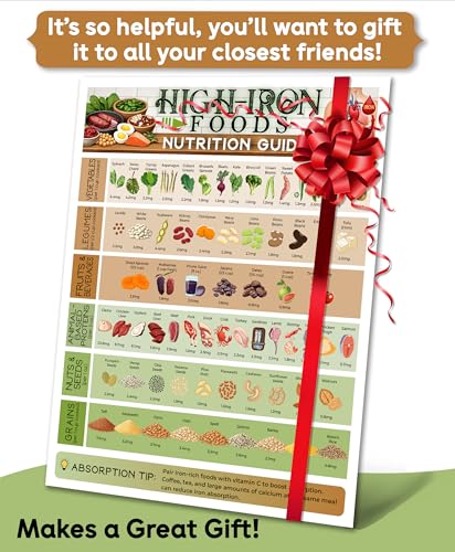 Guía Nutricional Alimentos Ricos en Hierro Iman 8.5x11 miniatura 2