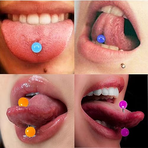 16Pcs Glow in The Dark Nipple Rings Tongue Rings 14G 316L Surgical Steel Glitter Acrylic Sequin Starry Sky Tongue Nipple Barbells Piercing Jewelry for Women Men3