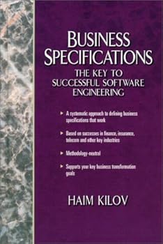Hardcover Business Specifications: The Key to Successful Software Engineering Book