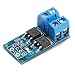 DROK 200203 DC 5-36V 400W Dual Large Power MOS Transistor Driving Module, FET Trigger Switch Board, 0-20KHz PWM Electronic Switch Control, DC Motor Speed Controller
