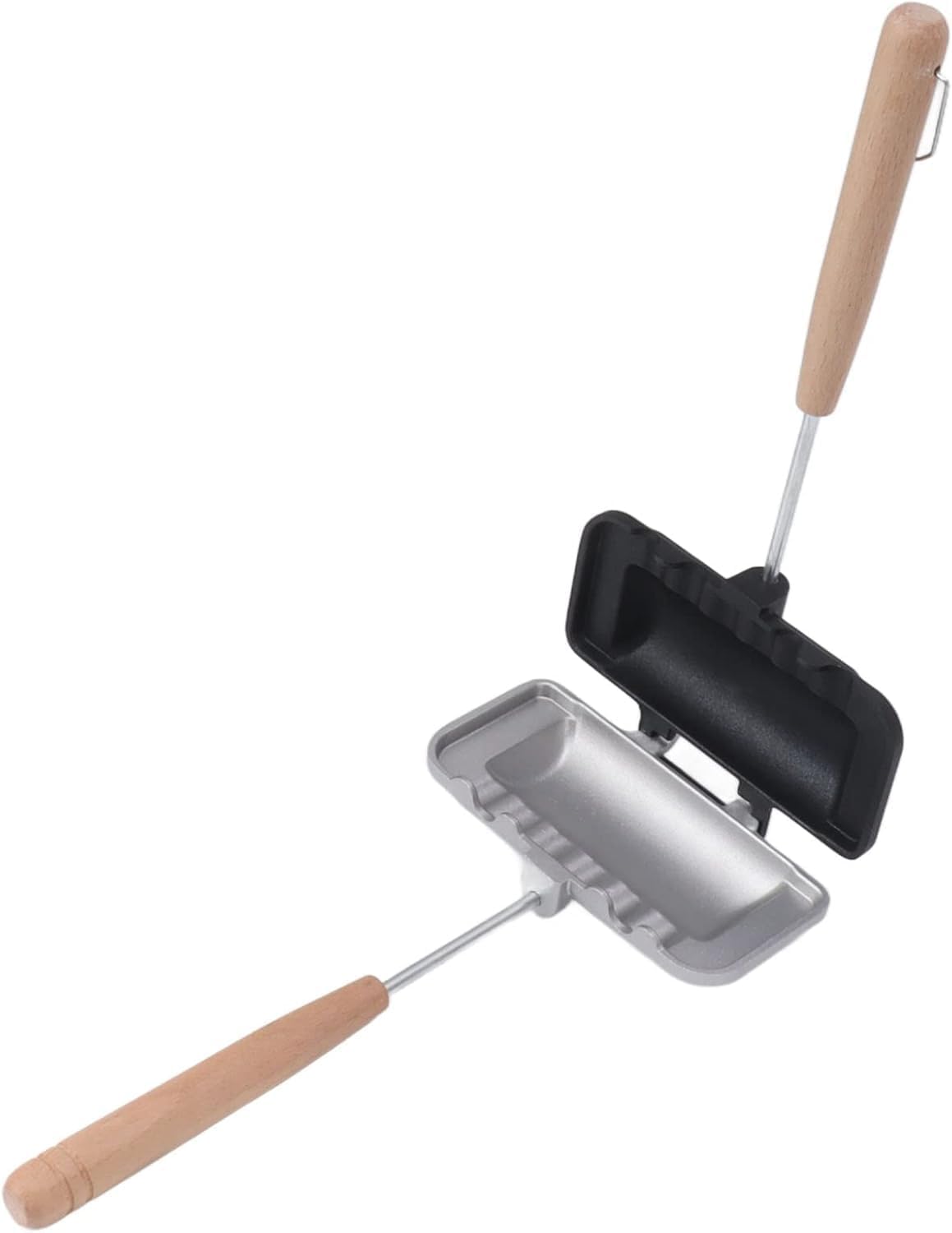 Double-Sided Sandwich Maker Hot Dog Toaster Grilled Cheese Maker Nonstick for Breakfast Pancakes Toast Omelets Bread Toast Frying Pan