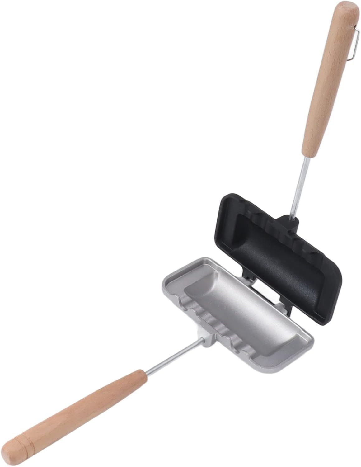 Double-Sided Sandwich Maker Hot Dog Toaster Grilled Cheese Maker Nonstick for Breakfast Pancakes Toast Omelets Bread Toast Frying Pan