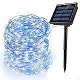 🌞【200 Luces LED Súper Brillantes】:Proporcione una atmósfera cálida y romántica para su hogar, patio, jardín, camino, puerta, etc., también como decoración utilizada para fiestas variadas, carnavales, Navidad e incluso la boda.