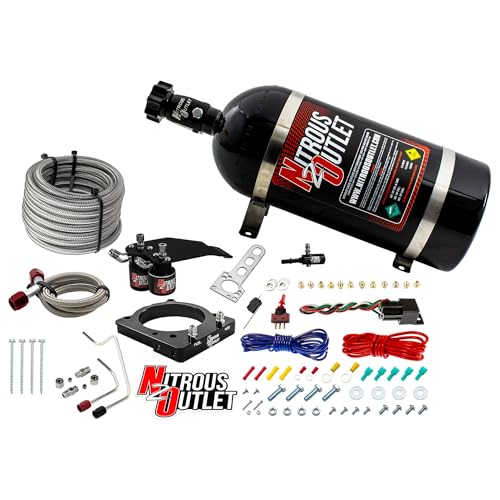 Nitrous Outlet 2011-2014 6.4 Hemi Hardline Plate System (50-200HP) (10lb Bottle)