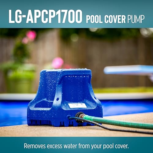 Little Giant Select Series LG-APCP1700 1/3 HP, 1745 GPH, Automatic, Submersible, Swimming Pool Cover Pump with 25-Ft. Cord, Dark Blue, 14942691 by Little Giant - Image 4