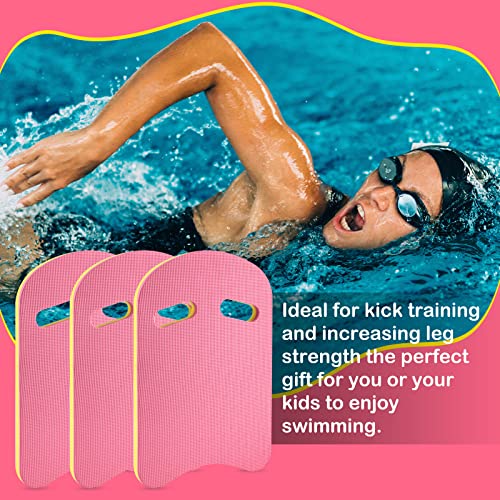 image for Jexine 3 Pcs Swimming Kickboard for Adults and Children U Shape Swimmi