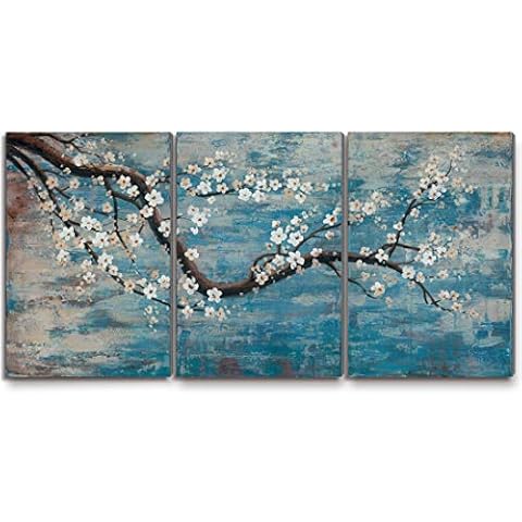Hand-Painted Floral Wall Art for Home Decor Cover