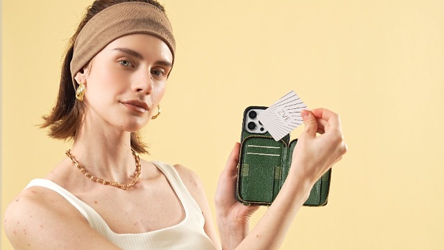 Amazon.com: ZVE for iPhone 16 Wallet Case, Leather Crossbody Phone