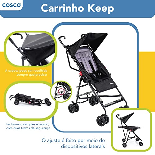 Cosco Kids, Carrinho de Bebê Keep, Preto