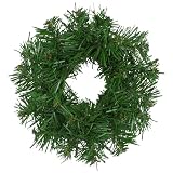 Deluxe Windsor Mini Pine Artificial Christmas Wreath - 6' - Unlit