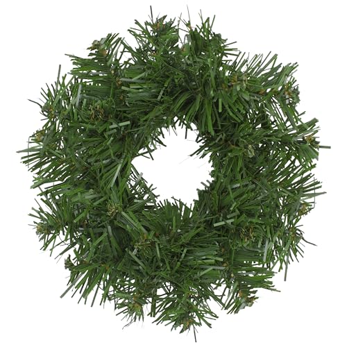 Deluxe Windsor Mini Pine Artificial Christmas Wreath - 6' - Unlit