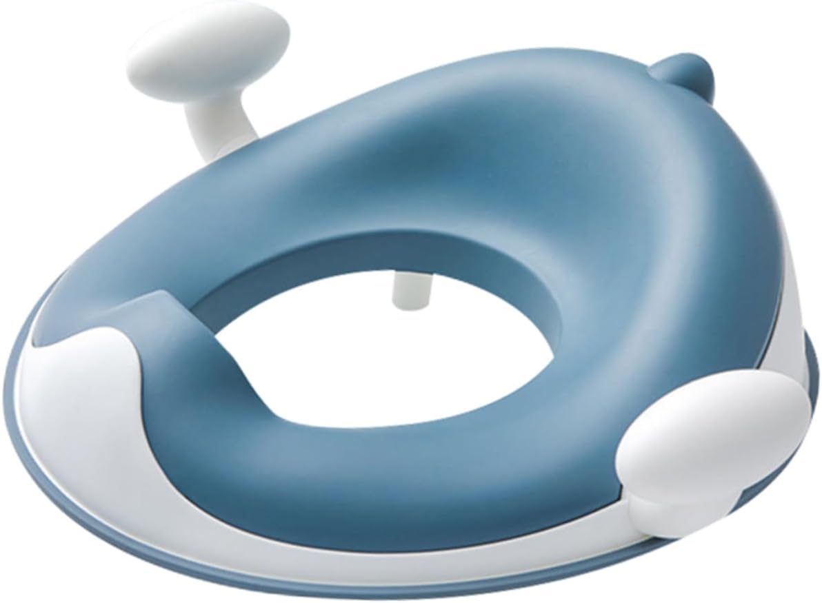 HANABASS 1Pc Potty Seat with Handle Comfortable Toilet Training Ring for Non Slip Design Easy Assembly for Boys