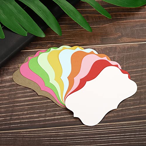 Petits index flash cartes mots message note carte en papier marron DIY