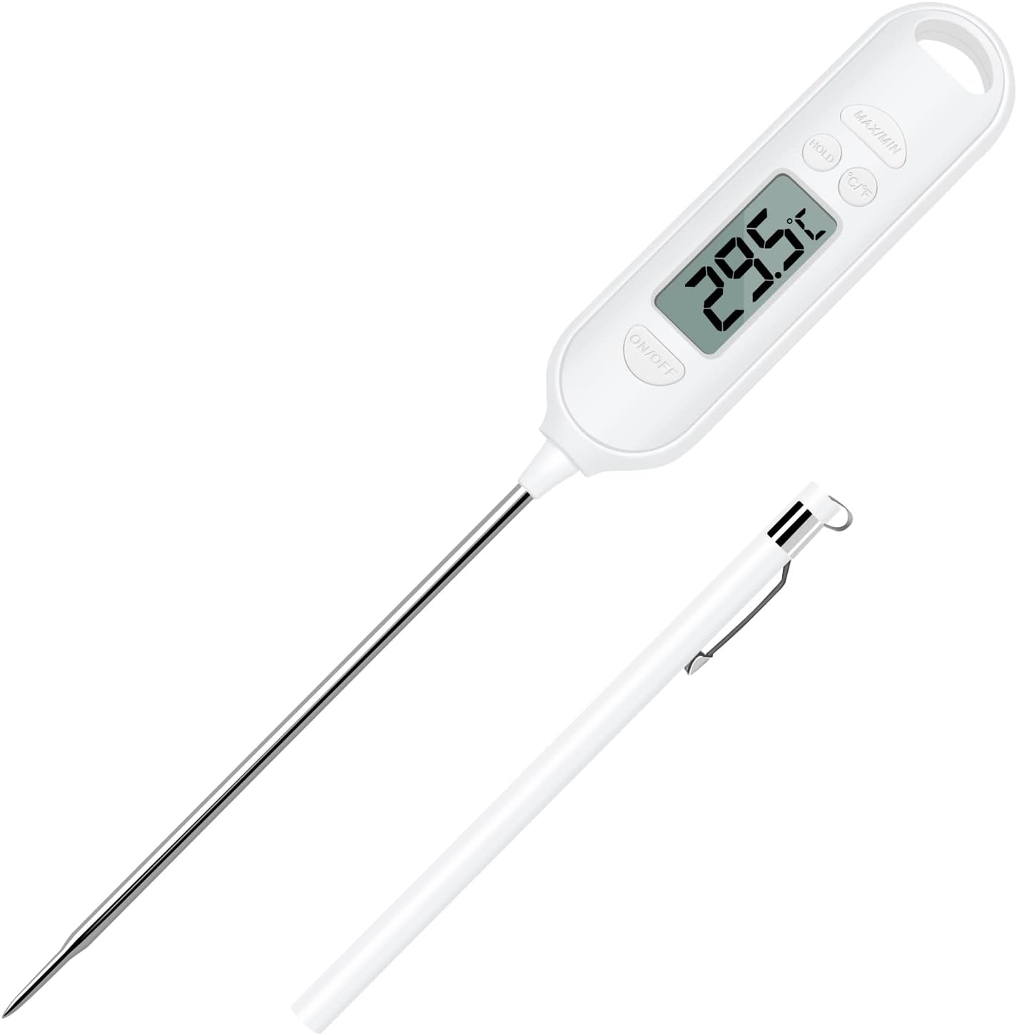 ConPush Thermometre Four avec 150CM Sonde Longue pour Cuisine ConPush Thermometre Four avec 150CM Sonde Longue pour Cuisine