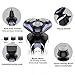 Electric Razor for Men, MANLI 5 in 1 Hair Clipper Rotary Shaver Beard Trimmer, Wet Dry Men Shaver Waterproof USB Fast Charging, Cordless Beard, Nose, Hair Trimmer, Best Gift for Men Dad