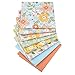 Produktbild 8 stücke 40x50 cm, bedrucktes Twill Baumwollgewebe, Farben der Frühlingsreihe, Patchwork-Tuch für Fettviertel Stoffbündelbaumwollstoff für Patchwork-Nähgewebe zu Patchwork FatQuartersFabricBundles