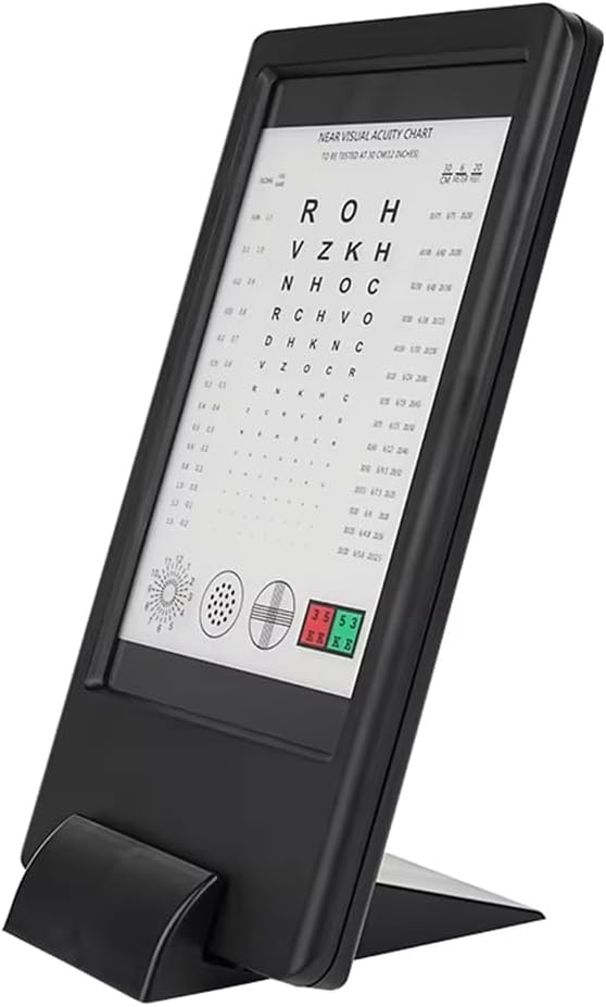 Ophthalmic Equipment Near Vision Chart Far Vision Eye Test Chart 30cm Near Vision Tester Chart AC Adapter
