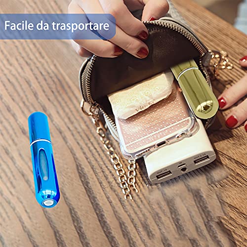 Vaporisateur Parfum Voyage, 4 Pièce Flacon Parfum Vide, Portable Vaporisateur Parfum Vide, Avec sac de Rangement, Vaporisateur Parfum - Image 6