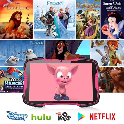 Tablet infantil de 10 polegadas para crianças, tablet Android 10.1 de 64 GB para crianças com Wi-Fi,