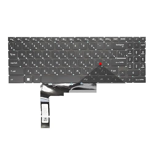 MSI Katana GF66 MS-1582/1581/1583 GF76 GL76 GL66 MS-17L1 MS-17L2 MS-17H3 �p US ���V�A��o�b�N���C�g�t���m�[�g�p�\�R���L�[�{�[�h(RU Black Backlit)