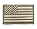 American Flag USA Subdued Tactical Patch Hook and Loop Fully Embroidered Morale Tags