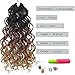 150 Strands Goddess Box Braids Crochet Braids Hair Pre lopped with Curly Braids Synthetic Braiding Hair 14 Inch 5Packs/Lot (14Inch(5packs), 1B/30/27#)