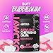 JAWCO Ultra-tough Jawline Chewing Gum | Get a Stronger, Squarer Jawline | Jaw Training Hard Gum | Chisel, Sculpt, Tone your Jaw | 15X Hardness | Facial Fitness Mewing Gum | Buff Bubblegum (1-Pack)