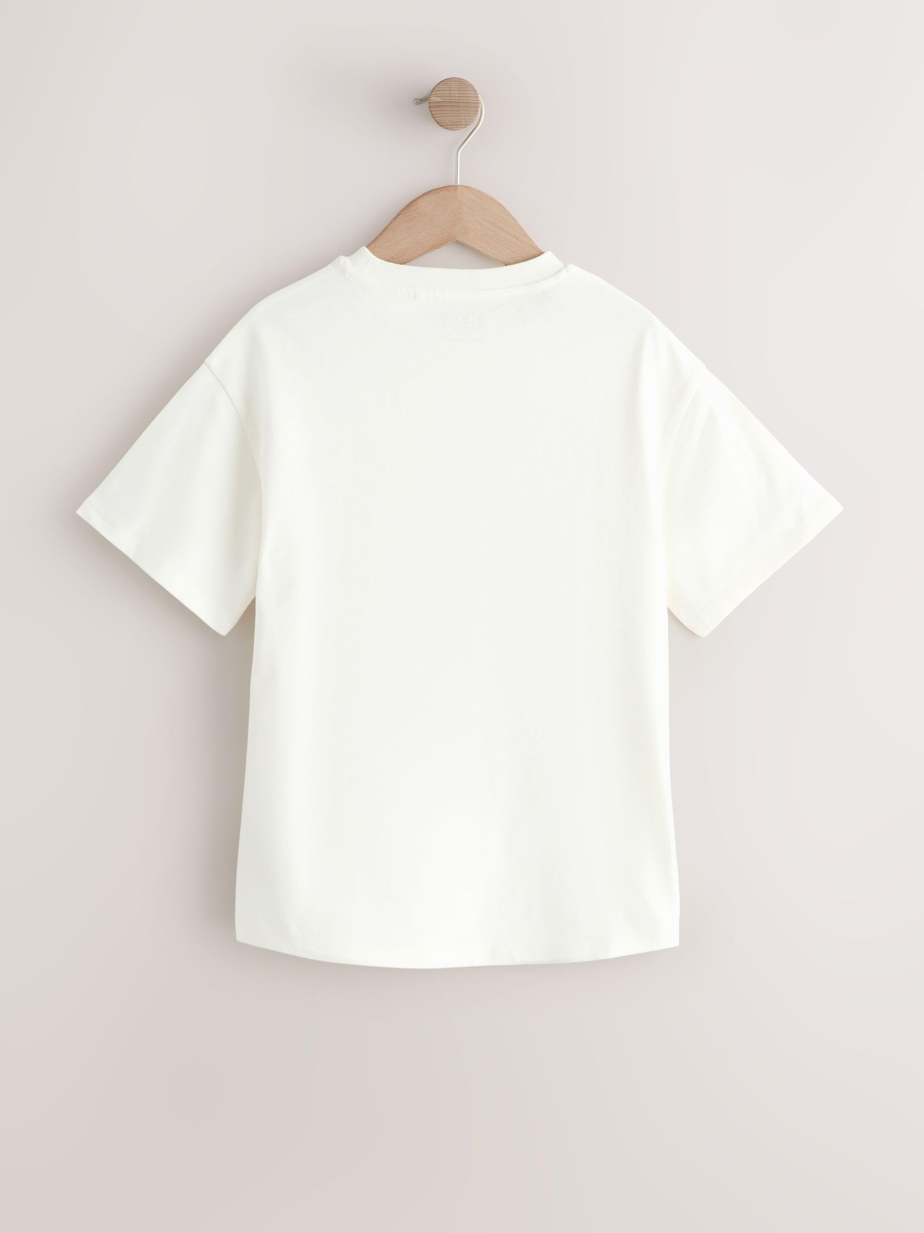 NEXT Mädchen Oversized Fit T-Shirts mit Grafik, 3er-Pack