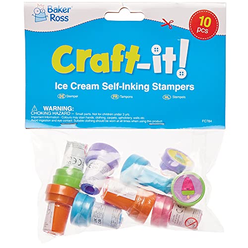 Baker Ross FC784 Timbrini Gelato - per bambini