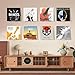HEKORE 6Pcs Vinyl Record Display Shelf Wall Mount No Drill, Self Adhesive Clear Acrylic Album Holder, Invisible Floating Shelves for CD Shelf, Kids Bookshelf, Suitable for Home Office