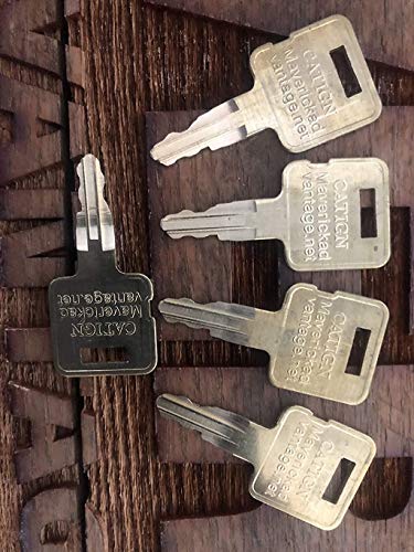 Keys fit Caterpillar Heavy Equipment Ignition 5P8500 Excavator Skidder Dozer,