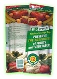 Extend Freshness with Bio Fresh® Resealable Zipper Bags – Keep Fruits & Vegetables Fresher Longer, Modified Atmosphere Packaging, Ethylene Absorbing, Premium Food Storage Solution