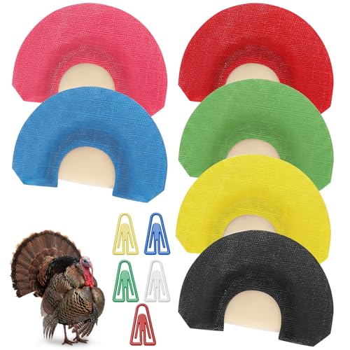 Appel à bouche de dinde Ceenna en lot de 6 diaphragmes colorés