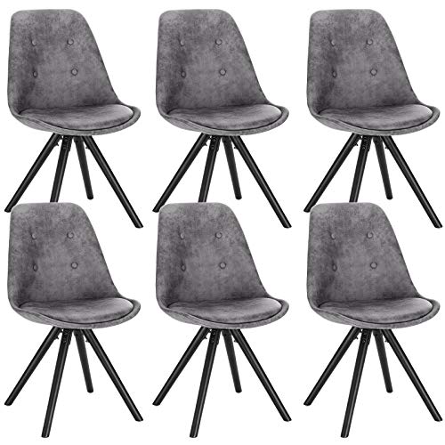 WOLTU Esszimmerstühle 6er Set, Küchenstuhl, Skandinavisch Design,...